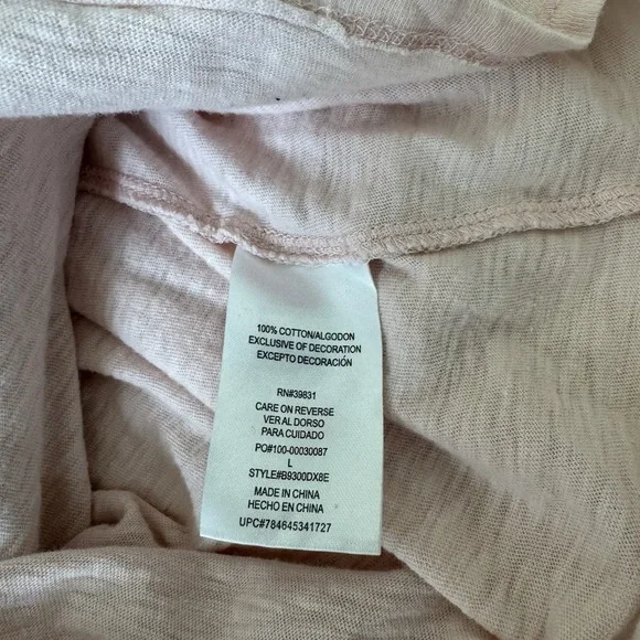 Democracy Tank Top Womens L Pink Embroidered Cottagecore Boho Festival Peasant - Picture 5 of 8